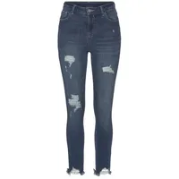Buffalo Destroyed-Jeans Damen dark-blue-washed Gr.44