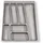 SOTech ORGA-BOX II Besteckeinsatz 450 mm silbergrau