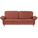 HIMOLLA Sofa 3-sitzig 1077 ¦ rot ¦ Maße (cm): B: 224 H: 87 T: 108.0