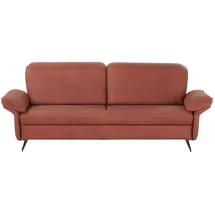 HIMOLLA Sofa 3-sitzig 1077 ¦ rot ¦ Maße (cm): B: 224 H: 87 T: 108.0