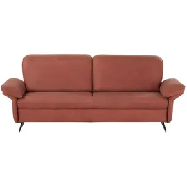 HIMOLLA Sofa 3-sitzig 1077 ¦ rot ¦ Maße (cm): B: 224 H: 87 T: 108.0