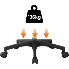 Yaheetech Bürostuhl Schreibtischstuhl ergonomischer Drehstuhl Chefsessel für Büro - Yaheetech