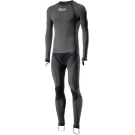 SIXS STX R V2 Langarm-basisschicht-anzug Schwarz/Grau 50