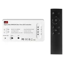 Kalb Material Für Möbel kalb Zigbee Controller + 4 Kanal Fernbedienung für 12/24 VDC LED-Systeme CCT Farbwechsel, dimmbar, Smart Home 2,4GHz
