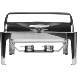 Yato Gastro Speisenwärmer Rechteckiger Rolltop-Chafing Dish GN 1/1, 9 l