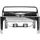 Yato Gastro Speisenwärmer Rechteckiger Rolltop-Chafing Dish GN 1/1, 9 l