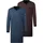 LE JOGGER LE JOGGER, Nachthemd in blau-marine | Gr.: S