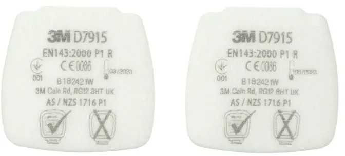 3M Secure Click Partikel-Einlegefilter D7915, P1 R Partikel-Einlegefilter gegen feste und flüssige Partikel