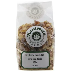 KASSIOPEIA Krümelkandis braun fein 250 g