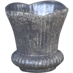 Chic Antique Teelichtglas antik, H8/D8 cm, antik sand