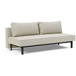 INNOVATION LIVING Schlafsofa Sly Metall schwarz Stoff Beige Natural