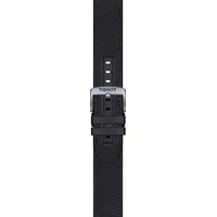 Tissot Leder Silikon/Kautschuk Supersport Chrono Quartz Stoffband Schwarz, 22/22mm T604047163 - schwarz