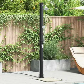 vidaXL Solardusche Schwarz 217 cm