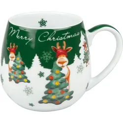 Könitz Porzellan Kuschelbecher, Merry Christmas-Weihnachtselch
