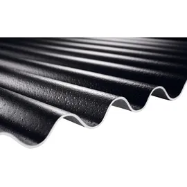 Gutta Wellplatte Shelltec Sinus 95/34 200 x 95 cm 4 mm schwarz
