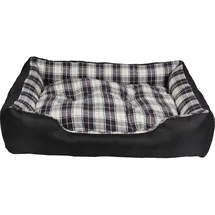 Heim Hunde-und Katzenbett mit herausnehmbarem Kissen 75 cm x 58 cm x 19 cm