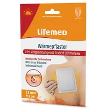 Lifemed Wärmepflaster, 9,5 cm x 13 cm, weiß 22 Stück