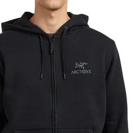 Arc'teryx Emblem Fleece Kapuzenjacke Herren Schwarz L