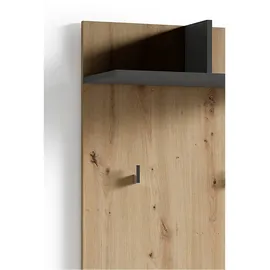byLIVING Wandgarderobe Ben Artisan Eiche-Optik Hellbraun