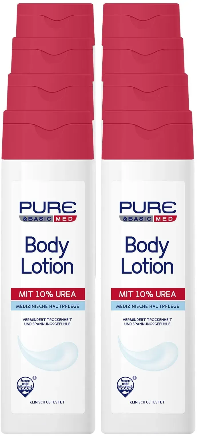 Pure & Basic med Bodylotion 300 ml, 8er Pack