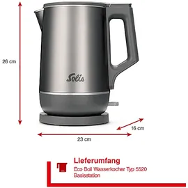 Solis Eco Boil 5520 1,7 l Silber