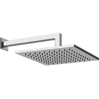 GESSI Emporio Antikalk-Kopfbrause 300mm mit Gelenk, quadratischer Wandarm, Rosette