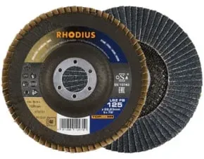 RHODIUS TOPline LSZ FB Fächerschleifscheibe 125 x 22,23 mm K60