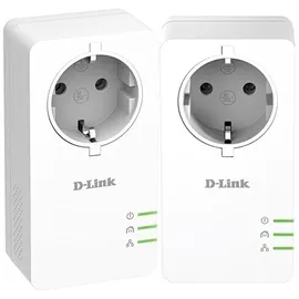 D-Link PowerLine AV2 DHP-P601AV 1000 Gigabit Passthrough Kit 1000Mbps (2 Adapter)