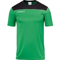 Uhlsport Offense 23 Poly Trainingsshirt Grün/Schwarz/Weiß, 152