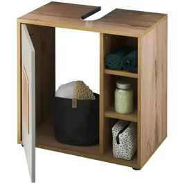 Möbel Kraft Waschbeckenunterschrank 60 x 60 x 35 cm Mehrfarbig