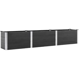 vidaXL Garten-Hochbeet 300 x 50 x 54 cm Grau
