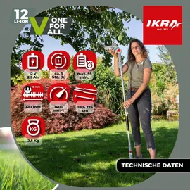 IKRA IATHS 1241 236 cm inkl. Akku & Ladegerät