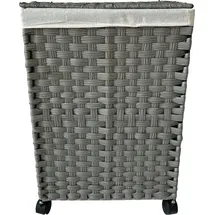Hti-Living Wäschesammler 40 Liter Briena Grau - Grau