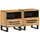 vidaXL Nachtschrank 40 x 34 x 46 cm Raues Mangoholz