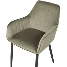 Beliani Esszimmerstuhl 2er Set WELLSTON