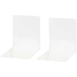 Wedo Buchstütze Metall breit Weiß 2 St.