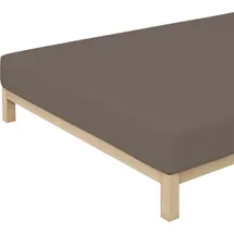 schlafgut Premium Baumwolle 90 x 190 - 100 x 220 cm sand deep
