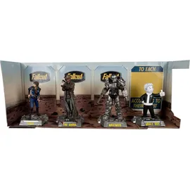 McFarlane Toys - Fallout Lucy, Maximus, The Ghoul & Vault Boy, 15,2 cm, 4 Stück