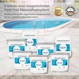 fresh-pool Profi Algizid Extra schaumfrei 5 Liter - Pool Algenmittel | Pool Algizid | Algenmittel | Algen entfernen | Algezid