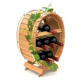 DanDiBo Ambiente Weinregal 6 Flaschen 60 x 30 x 90 cm Natur