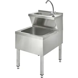 GastroHero Handwasch-Ausgussbeckenkombination Basic 2