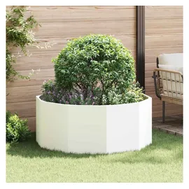 vidaXL Pflanzkübel 120 x 120 x 50 cm Weiß