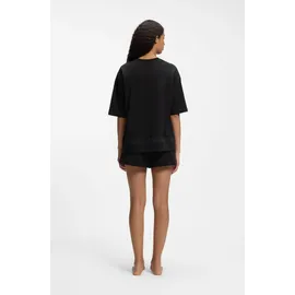 Hugo Pyjama MESH LOGO SHORT-SET Schwarz M (38)