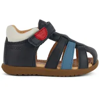 GEOX B MACCHIA Boy Sandal, Navy/LT Blue, 25 EU