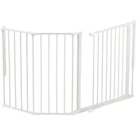 Baby Dan Kaminschutzgitter Flex L 90-223 cm weiß