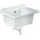 Kadax GOSPO Ausgussbecken "Sved", Waschbecken Weiß