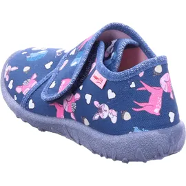 superfit Hausschuh Textil SPOTTY für Kinder, blau, Größe 20 EU