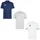 adidas Herren Poloshirt Entrada 26 Polo 3er Set JZ6663+JZ6662+JZ6661 XS - Navy/Grey/White - XS