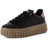 TAMARIS Damen Schnürer Leder schwarz 42