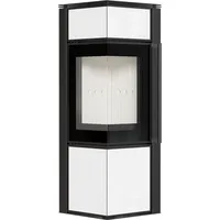 Kratki Kaminofen | TORA/S 8 kW | weißes Glaspaneel